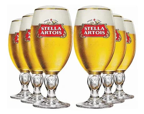 Taça Stella Artois Belgium, Taça de Vidro, Ruvolo 315ml 6pcs