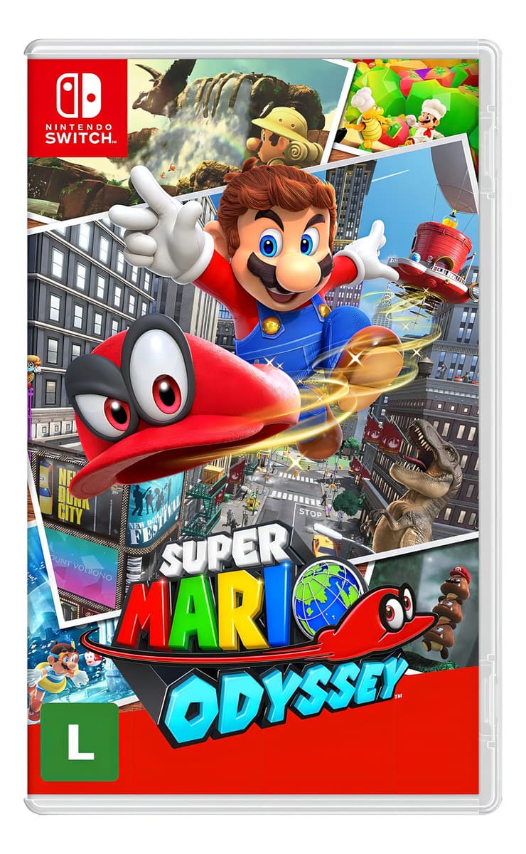 Super Mario Odyssey Switch Br Midia Fisica