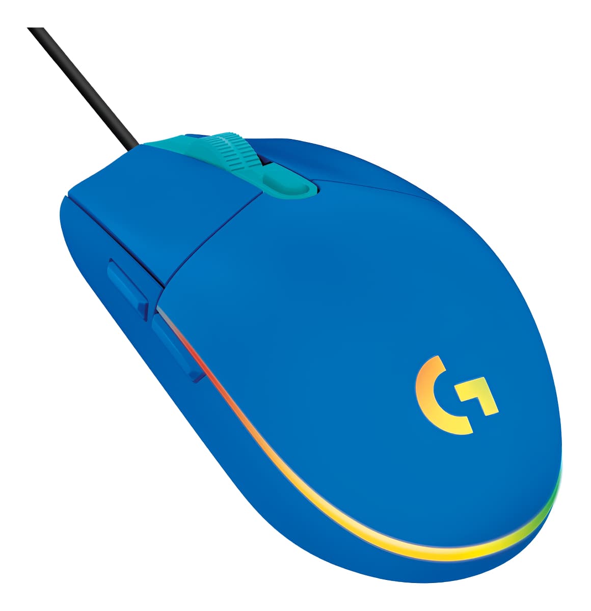 Mouse Gamer Logitech G203 Rgb Lightsync, Até 8.000 Dpi, Azul