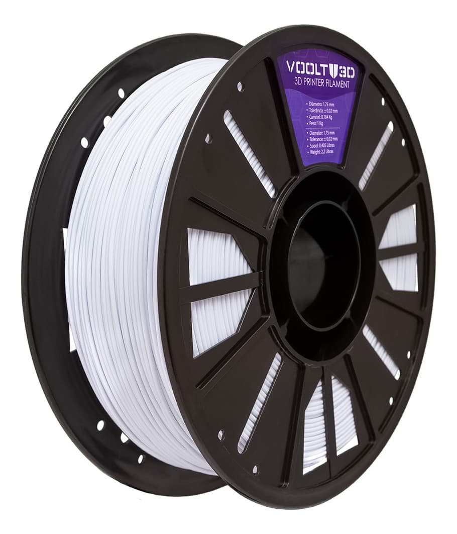 Voolt3D Pla Filamento Branco Dental 1kg 1.75mm