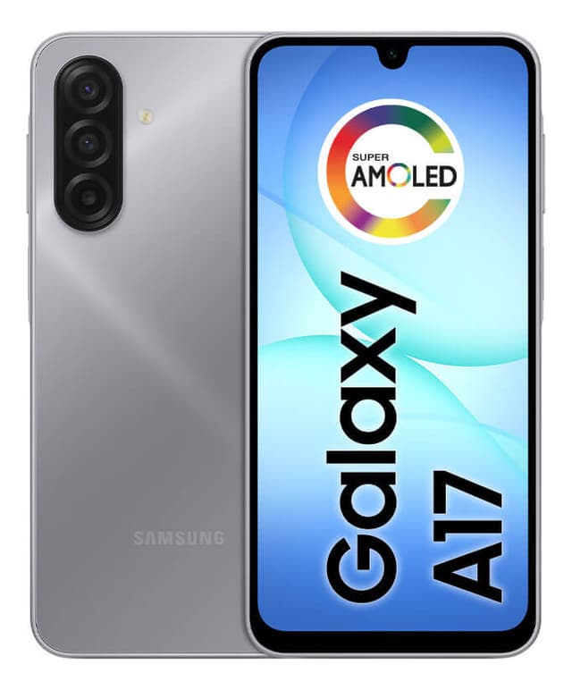 Celular Samsung Galaxy A17 com Ia, 128gb, 4gb Ram, Câm de 50mp, Tela de 6.7 , Nfc, Ip54 - Cinza