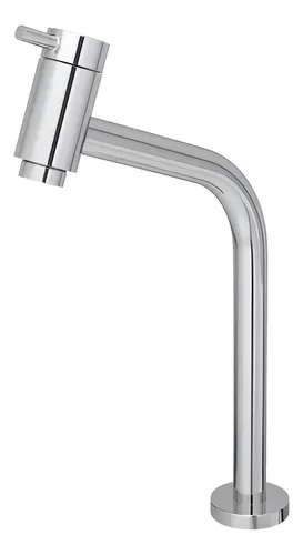 Torneira Banheiro Bica Alta Link 45º Cromada Metais Last Prateado Cromado