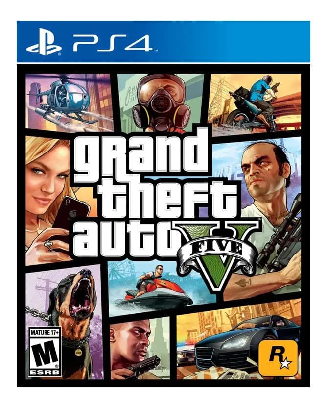 Grand Theft Auto V Standard Edition Ps4 Físico
