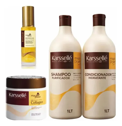 Kit Karssellé Shampoo, Condicionador, Mascara e Oléo