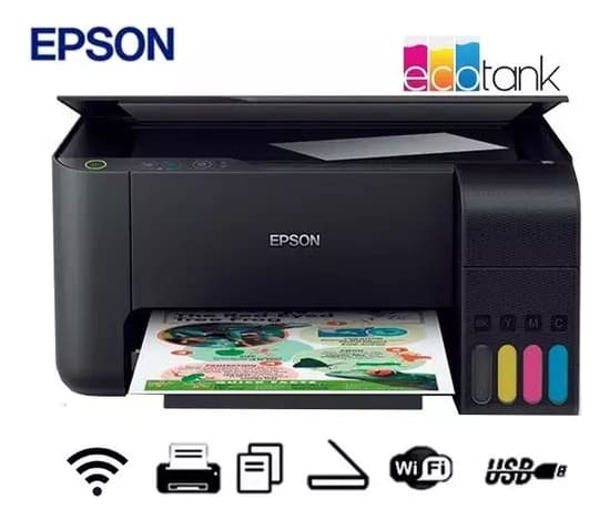 Impressora Multifuncional Cor Epson EcoTank L3250