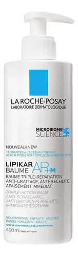 Bálsamo Hidratante La Roche Posay Lipikar Baume Ap+m 400ml, Creme Corporal Reparador para Piel Muy Seca Y Atópica,... Sem Fragrância