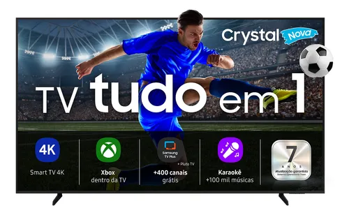 Samsung Smart Tv 55 Crystal Uhd 4K U8600f 2025, Xbox Cloud Gaming Canais Gratuitos Alexa