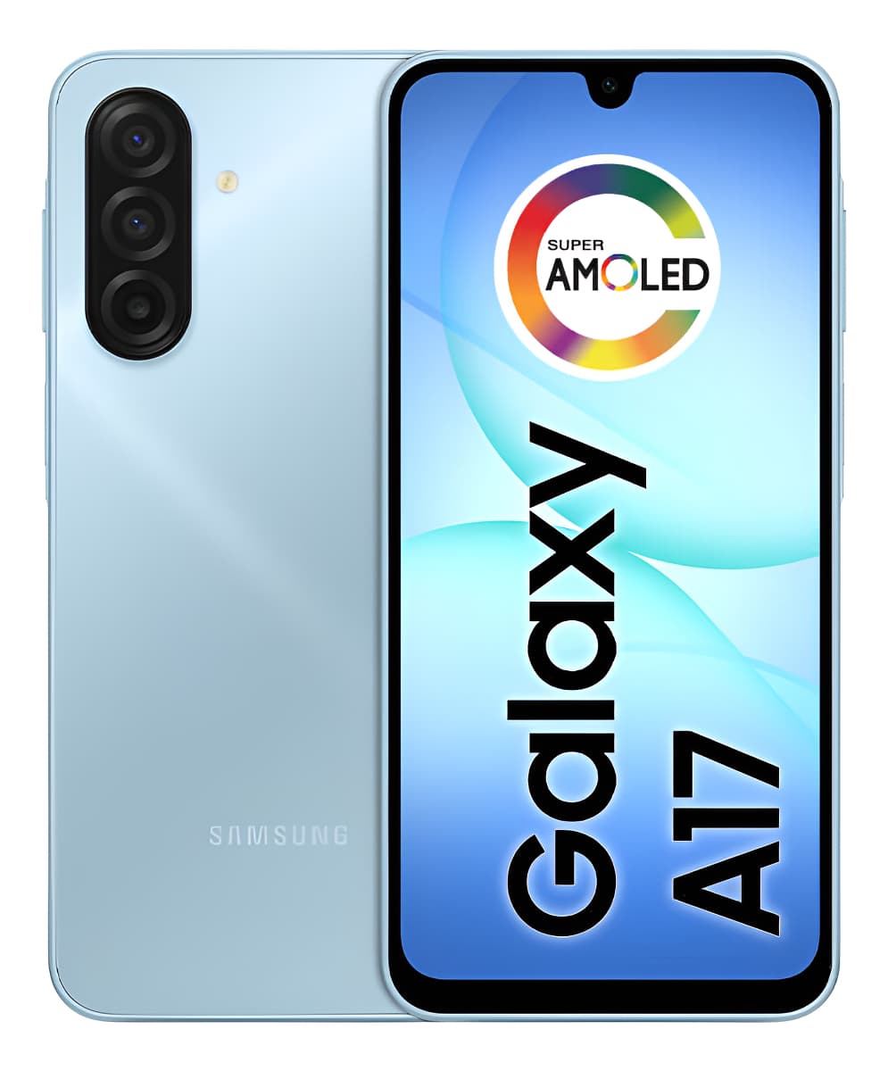 Celular Samsung Galaxy A17 com Ia, 256gb, 8gb Ram, Câm de 50mp, Tela de 6.7 , Nfc, Ip54 - Azul