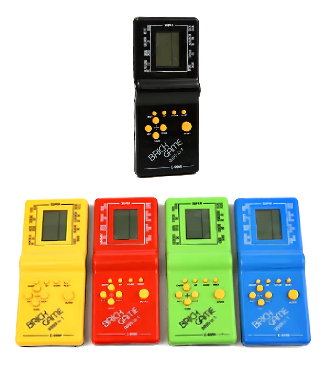 Console Brick Game 9999 In 1 Standard Cor Azul-celeste 1980