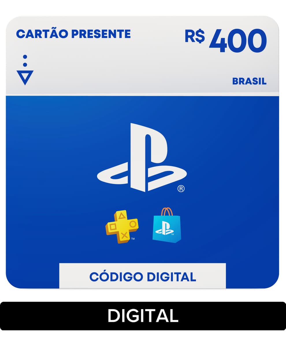 Sony PlayStation Store Gift Card R$ 400 (Digital)