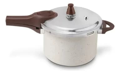 Brinox Pressure Panela de Pressão Revestimento Cerâmica Indução 4,2l Cor Vanilla Vanila
