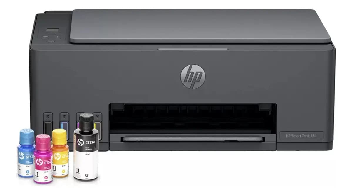 Impressora Multifuncional HP Smart Tank 584 - Preta
