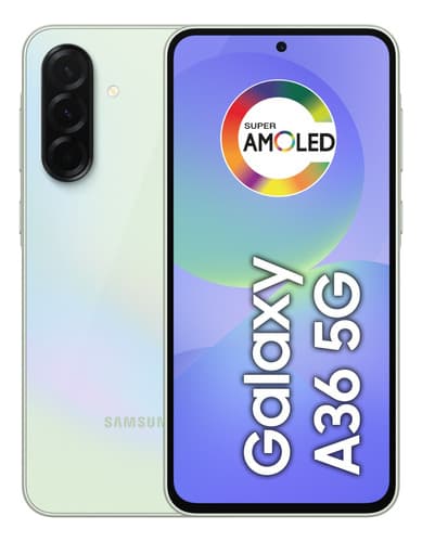 Smartphone Samsung Galaxy A36 5g 128gb 6gb Ram Câmera Tripla de Até 50mp Selfie de 12mp Ip67 Super Amoled 6.7'' Nfc Recursos Ai Android e Segurança Snapdragon - Verde