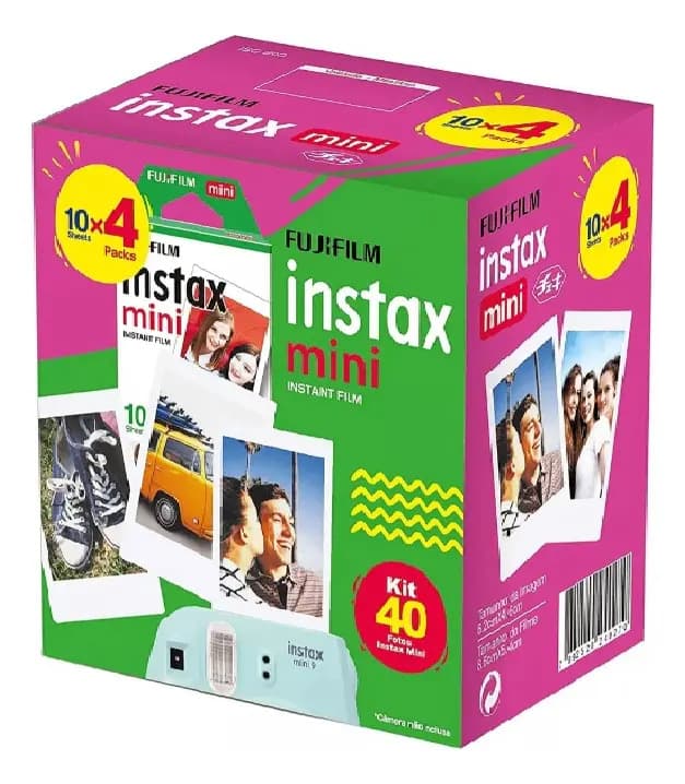 Filme Instantâneo Fujifilm Instax Mini 40 Fotos