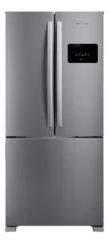 Geladeira Brastemp Frost Free French Door Inox - Bro85mk Cinza 220v