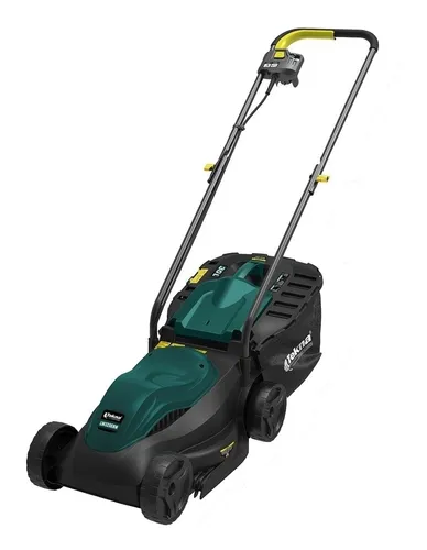 Cortador de Grama Tekna Lm320ebn 1000w Corte 32cm com Coletor Eficiente Resistente Preto/verde 220v