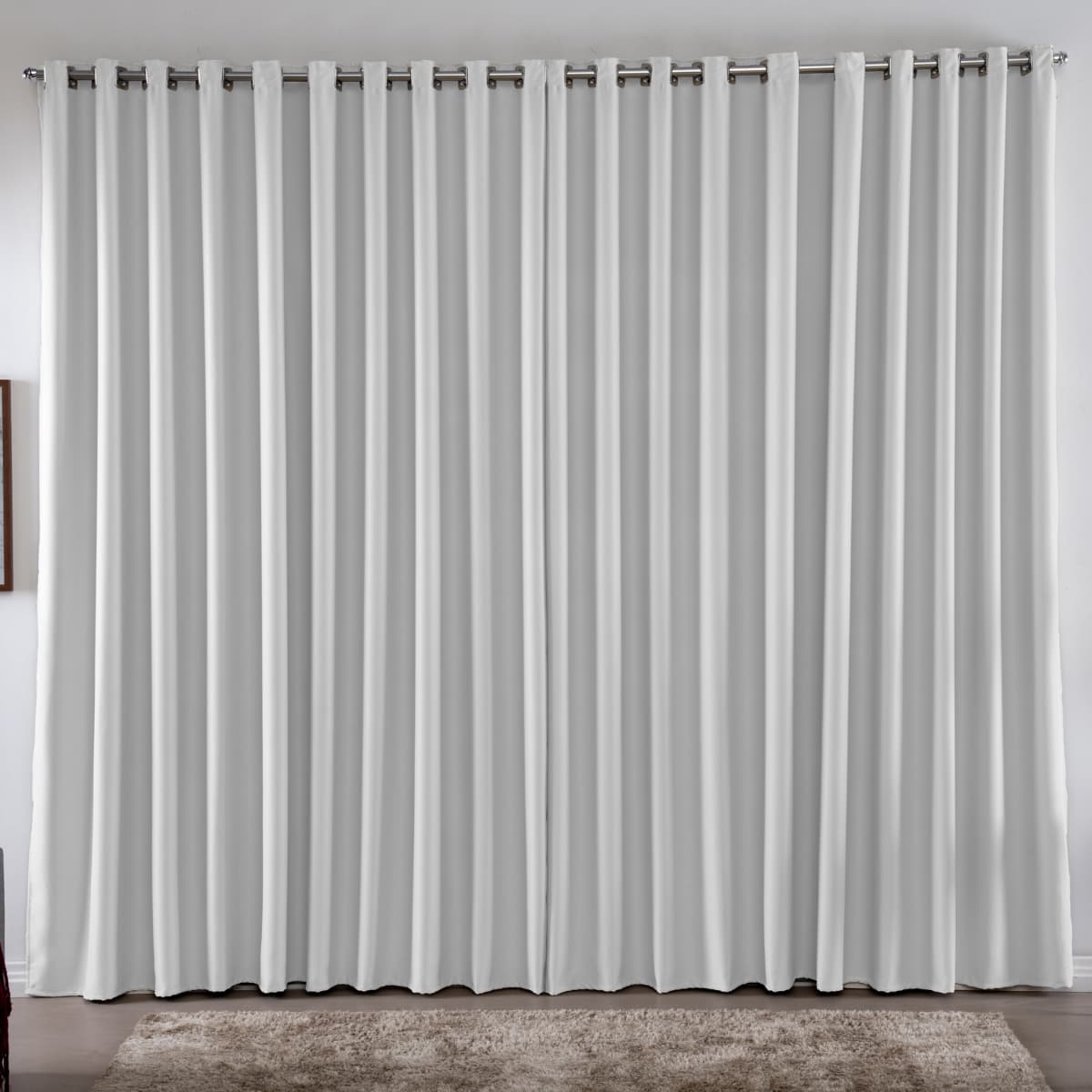 Cortina 4,00x2,50 Metros Blackout Blecaute Gelo Corta Luz em Tecido Grosso para Quarto e Sala Casa Laura Enxovais