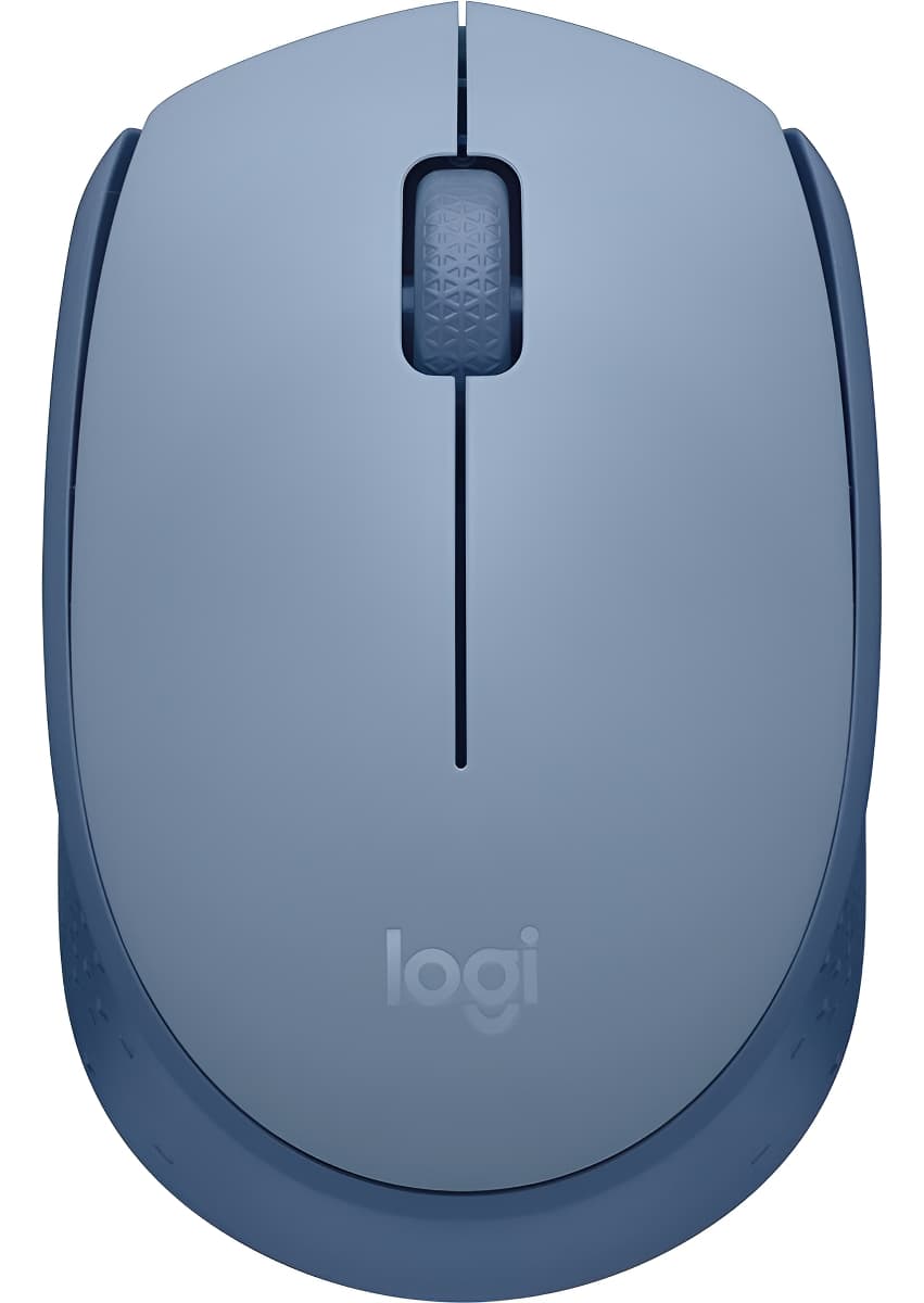 Mouse Sem Fio Logitech M170 Cores USB Pilha Inclusa Cor Azul