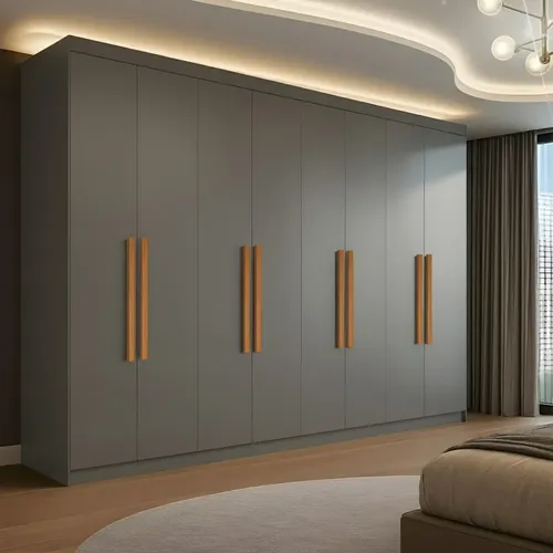 Guarda Roupa Casal 8 Portas 4 Gavetas Paris Espresso Móveis Onix