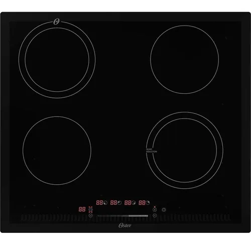 Cooktop Indução 4 Bocas Touchscreen Vidro Preto Oster 220v