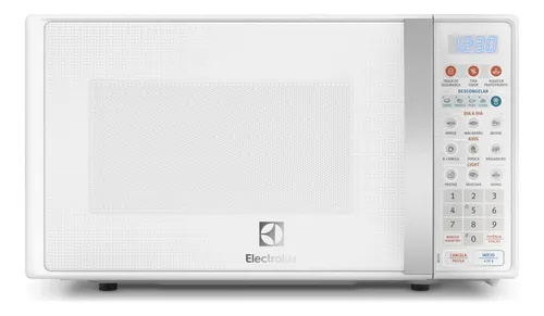 Micro-ondas Electrolux 20l Branco com Função Tira Odor e Descongelar Mto30 127v