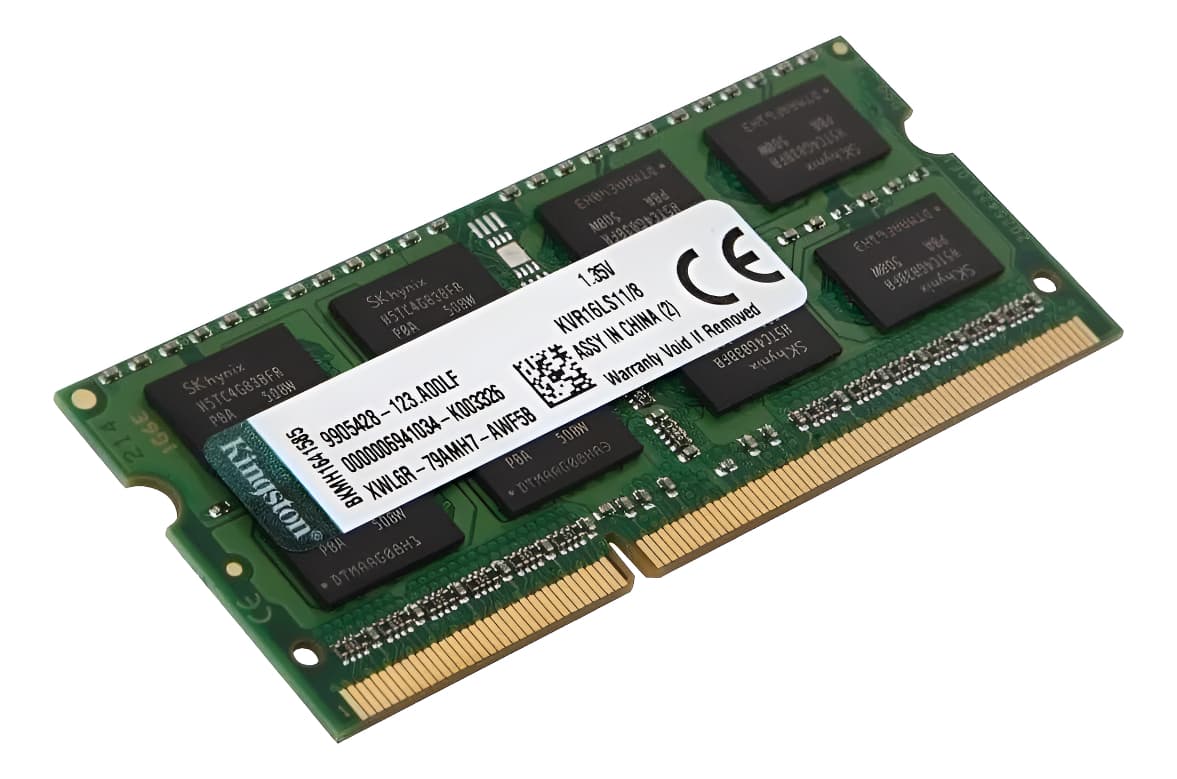 Memória de Notebook Kingston 8gb Ddr3l Pc3l-12800s 1600mhz