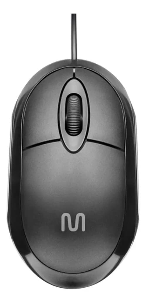 Mouse Classic Box Óptico USB 1200dpi Preto Multilaser Mo300