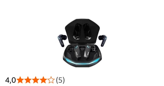 Fones de Ouvido Sem Fio Bt para jogos,Fones de Ouvido para Jogos Gm2 Pro Bt Fones de Ouvido Sem Fio Bt 5.3 360° Surround Dual Mode Som Cancelamento de Ruído Preto