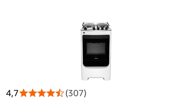 Fogão Consul 4 Bocas Branco com Acendimento Automático - Cfo4nab