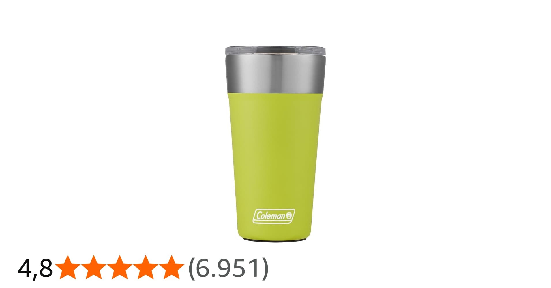 Coleman Copo Térmico de Cerveja 600ml Light Green