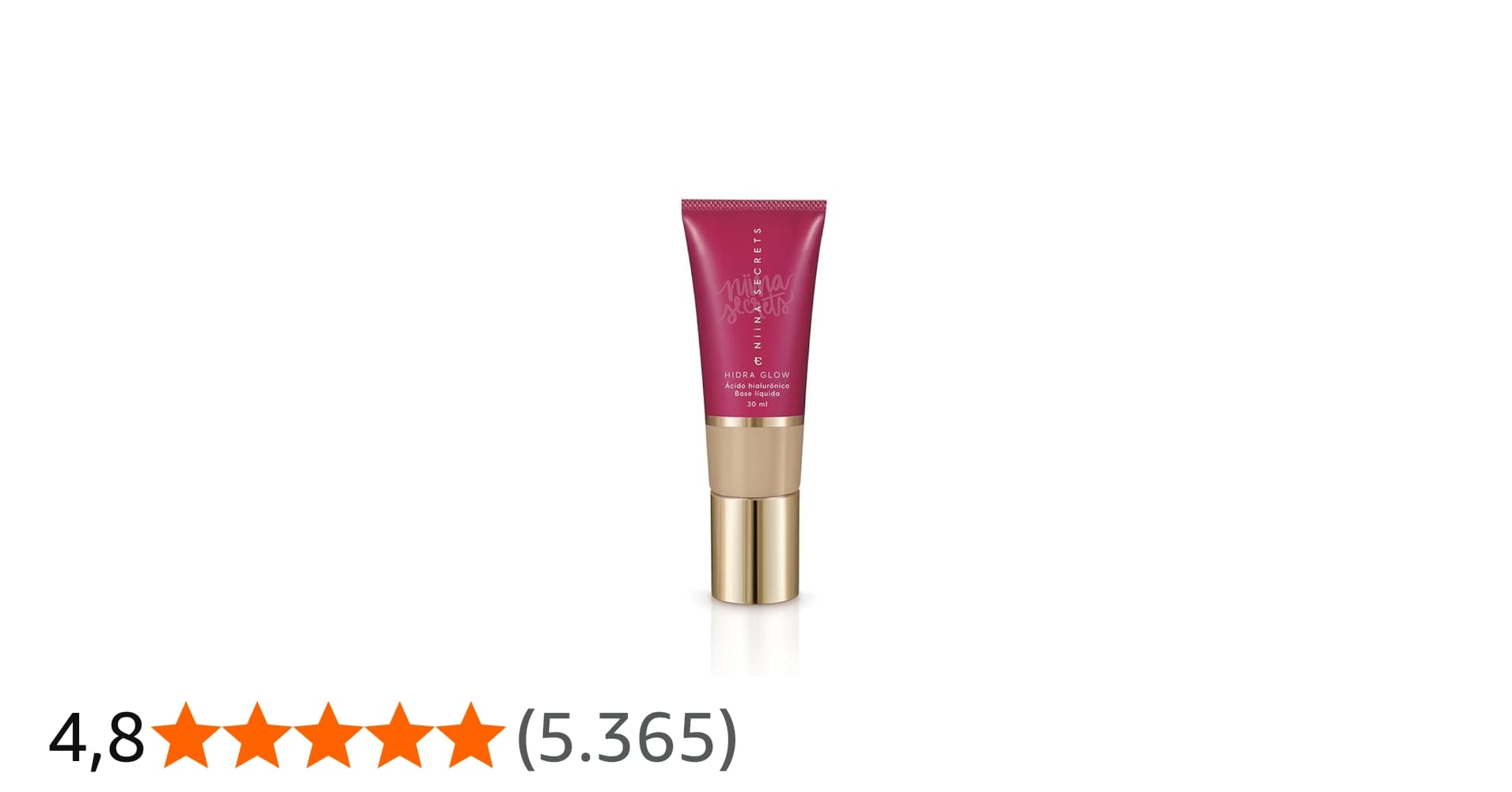 Base Líquida Niina Secrets Hidra Glow Cor 13 30ml