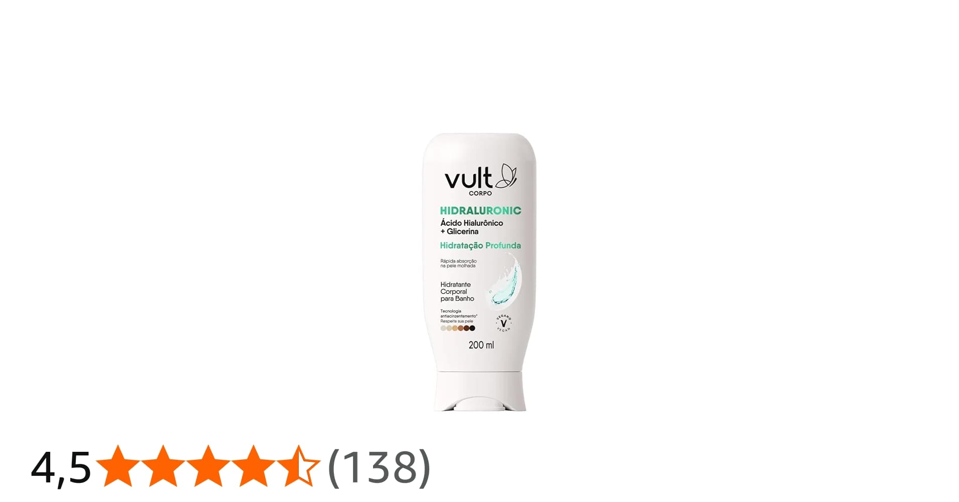 Vult Hidratante de Banho Glicerina 200ml