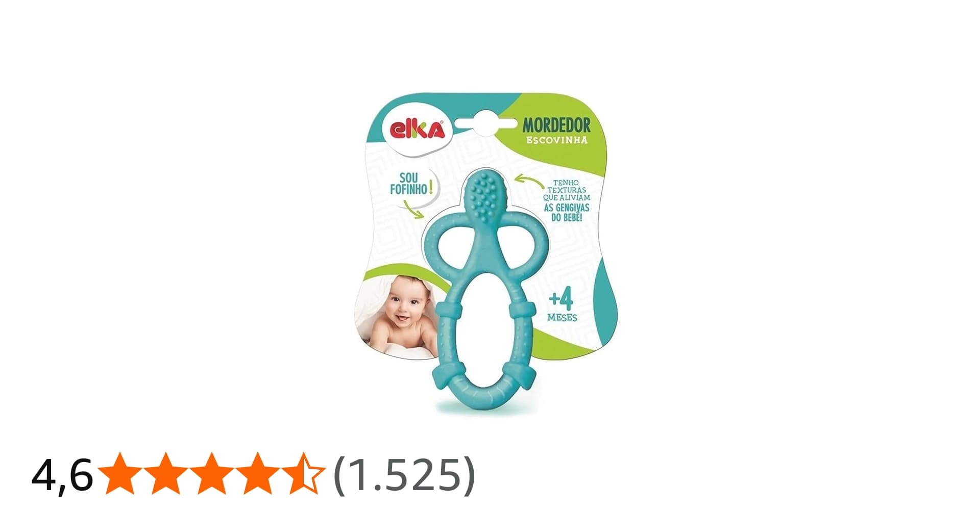 Elka Mordedor Escovinha Azul/Roxo