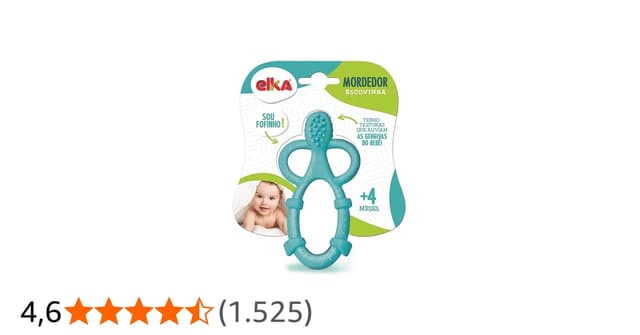 Elka Mordedor Escovinha Azul/Roxo