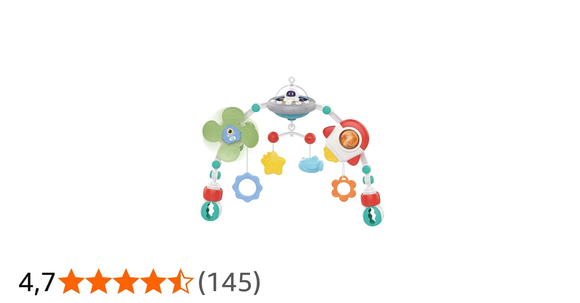 Maxi Baby Móbile Bebê Arco para Carrinho e Berço Space