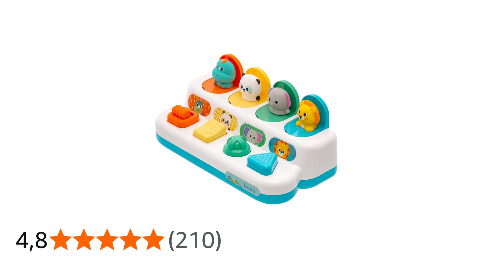 Buba Zoo Pop-Up, Brinquedo, Criança, 7 X 25 X 13 Cm