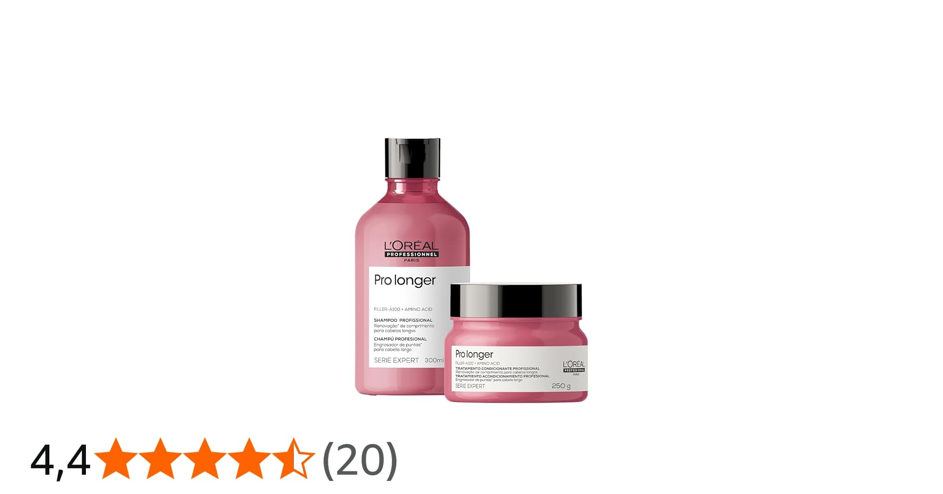 Kit L'Oréal Professionnel Serie Expert Pro Longer Shampoo e Máscara P (2 Produtos)