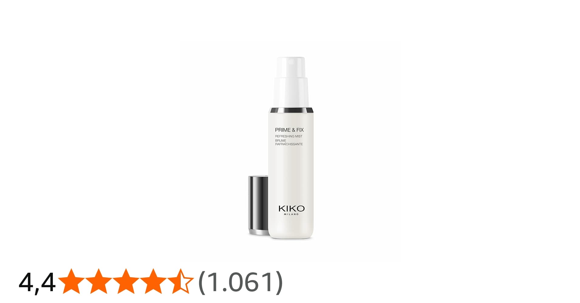 Kiko Milano, Prime & Fix Refreshing Mist, Bruma Fixadora de Maquiagem