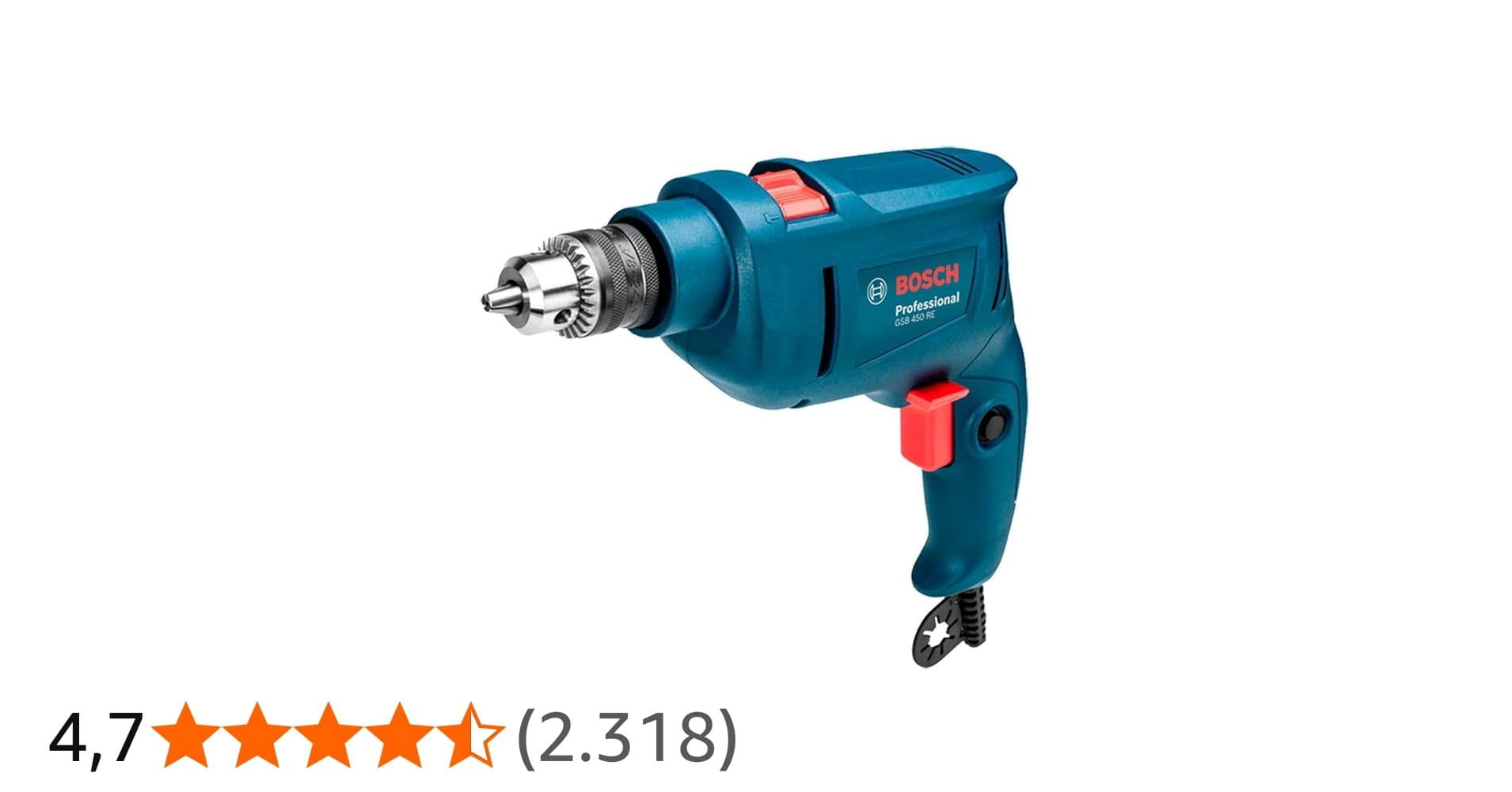 Bosch Furadeira de Impacto Gsb 450 Re 450w 127v