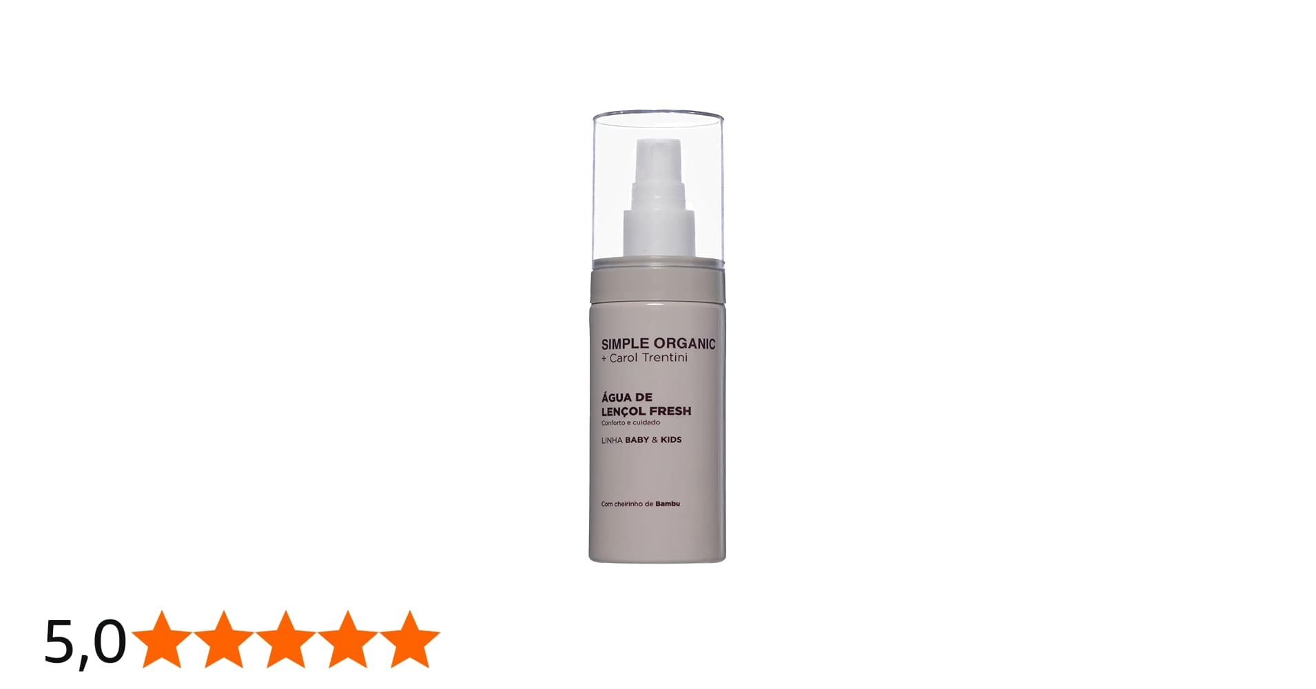 Água de Lençol Fresh Baby & Kids Simple Organic