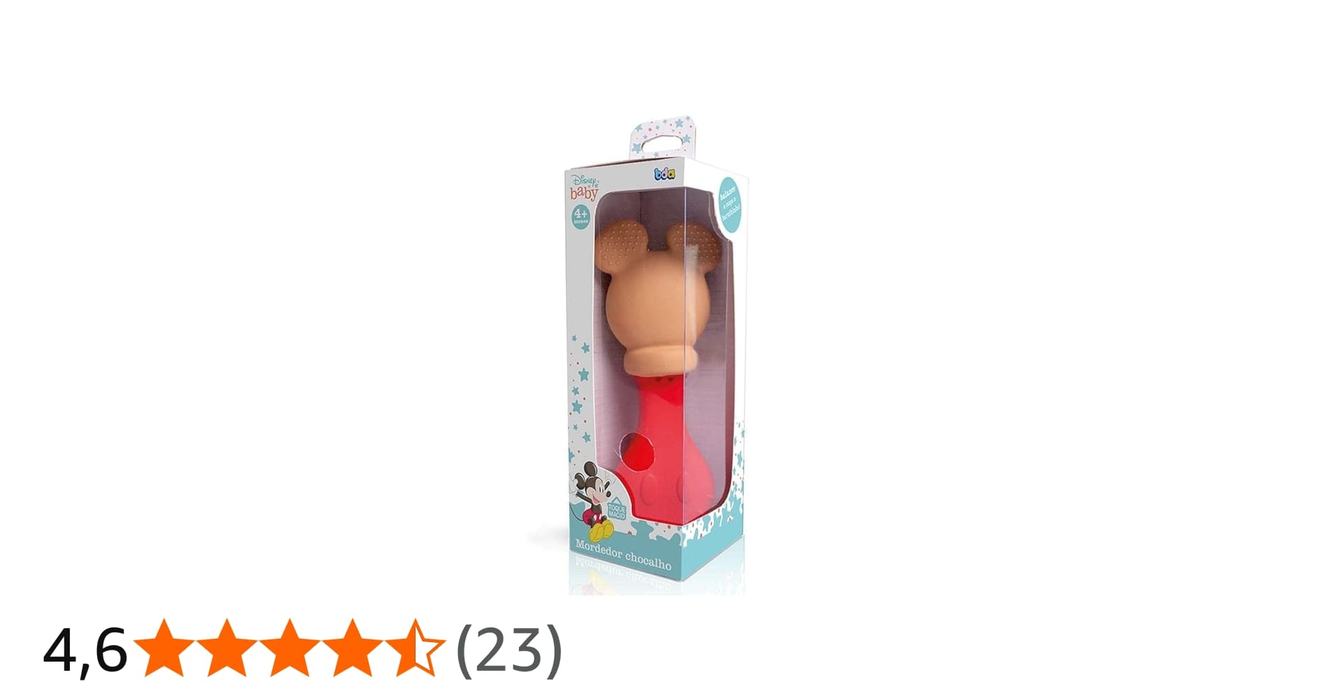 Toyster - Disney Baby - Mordedor com Chocalho - Bda