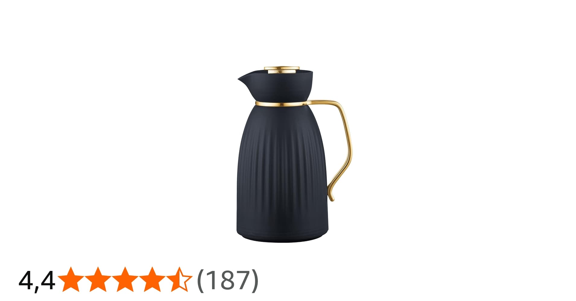 Tuut Garrafa Térmica Jade Click Abre e Fecha Preta 1l