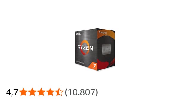 Processador Amd Ryzen 7 5700x 3.4GHz (turbo 4.6GHz) 32mb Cache Am4 100-100000926wof, Cerâmica Cinza