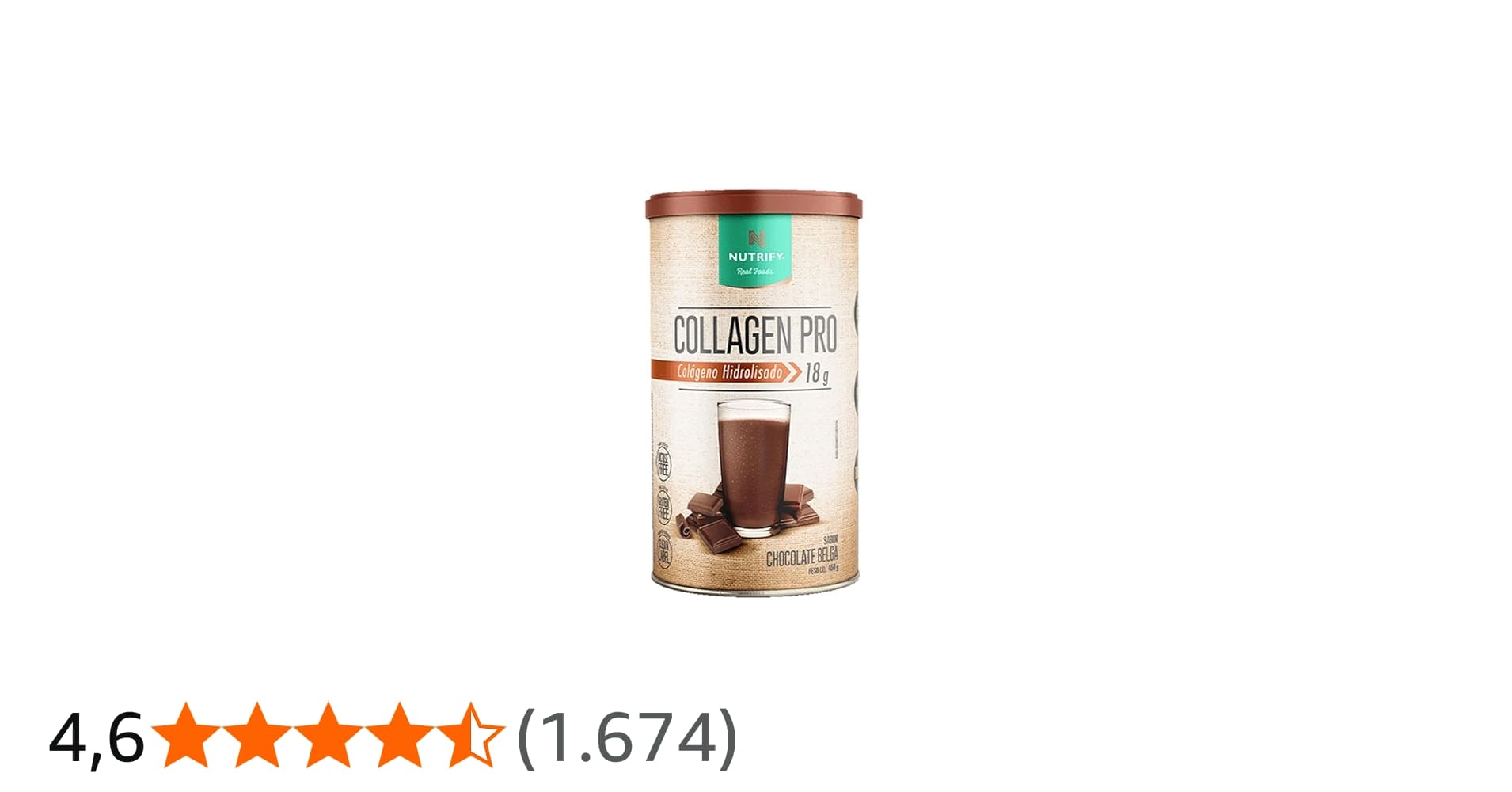 Nt Collagen Pro Chocolate Belga 450g
