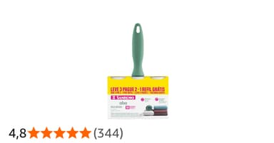 Sanremo - Kit de Rolo Adesivo de 50 Folhas Ultra Adesivas, com Dois Refis, Linha Oba