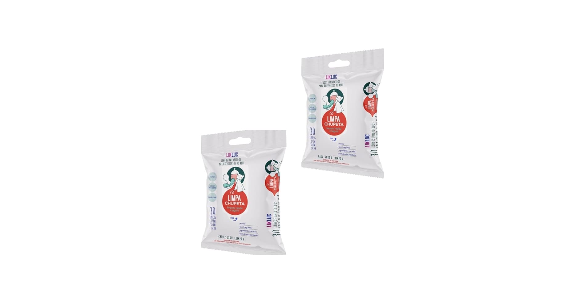 Kit Limpa Chupeta Lenços Umedecidos Higienizadores para Chupetas – Limpeza Prática e Segura (2)