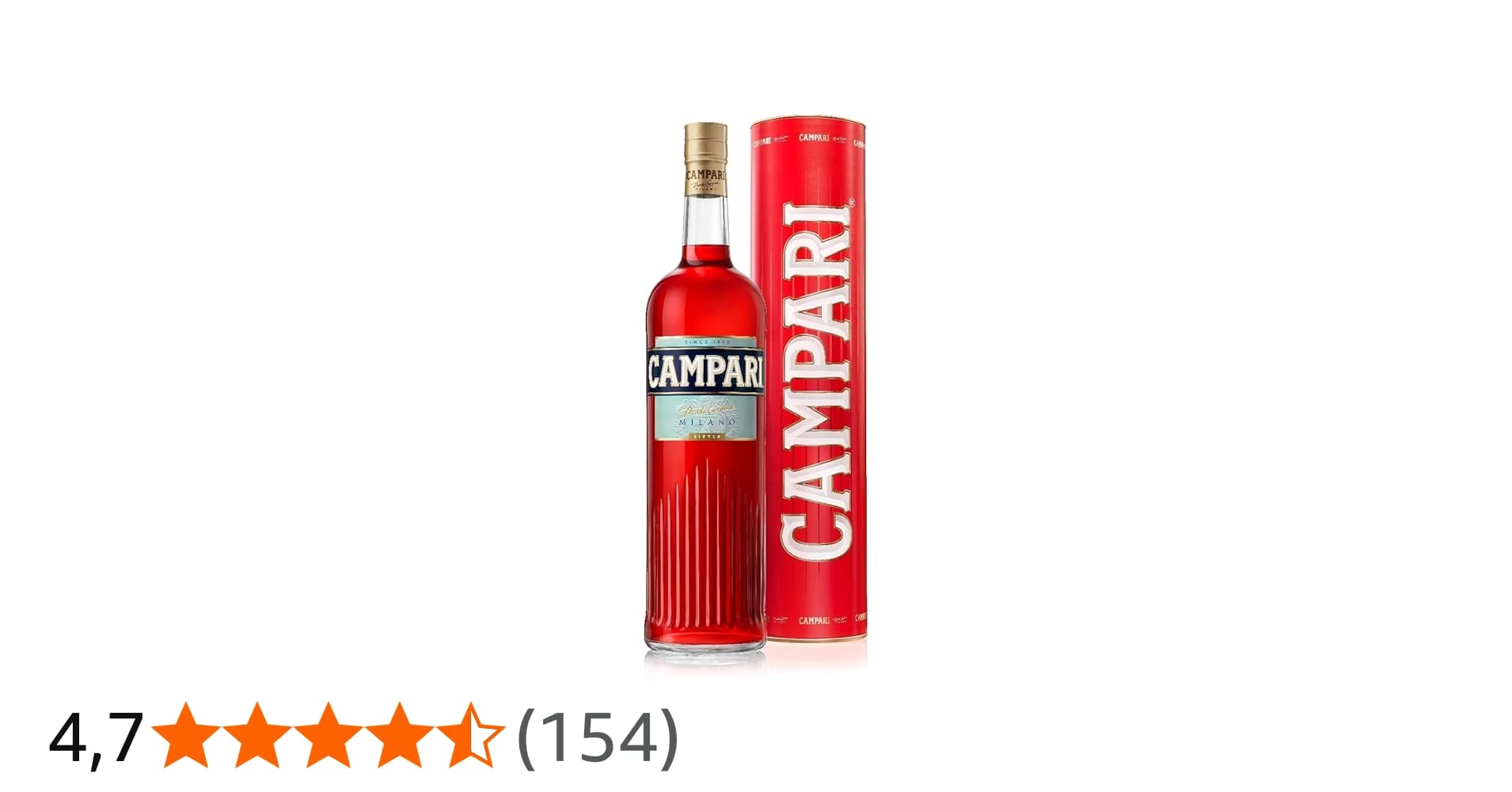 Campari Aperitivo Bitter - Garrafa Magnum 3l