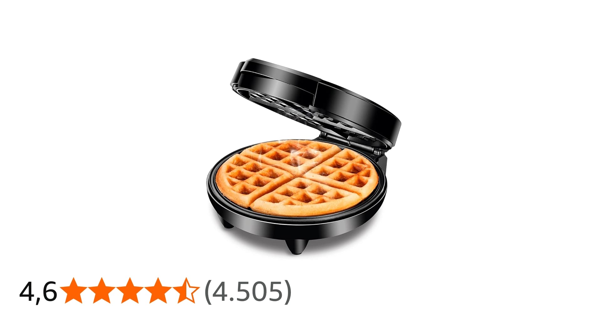 Mondial Waffle Maker, Preto/Inox, 1200w, 220v - Gw-01