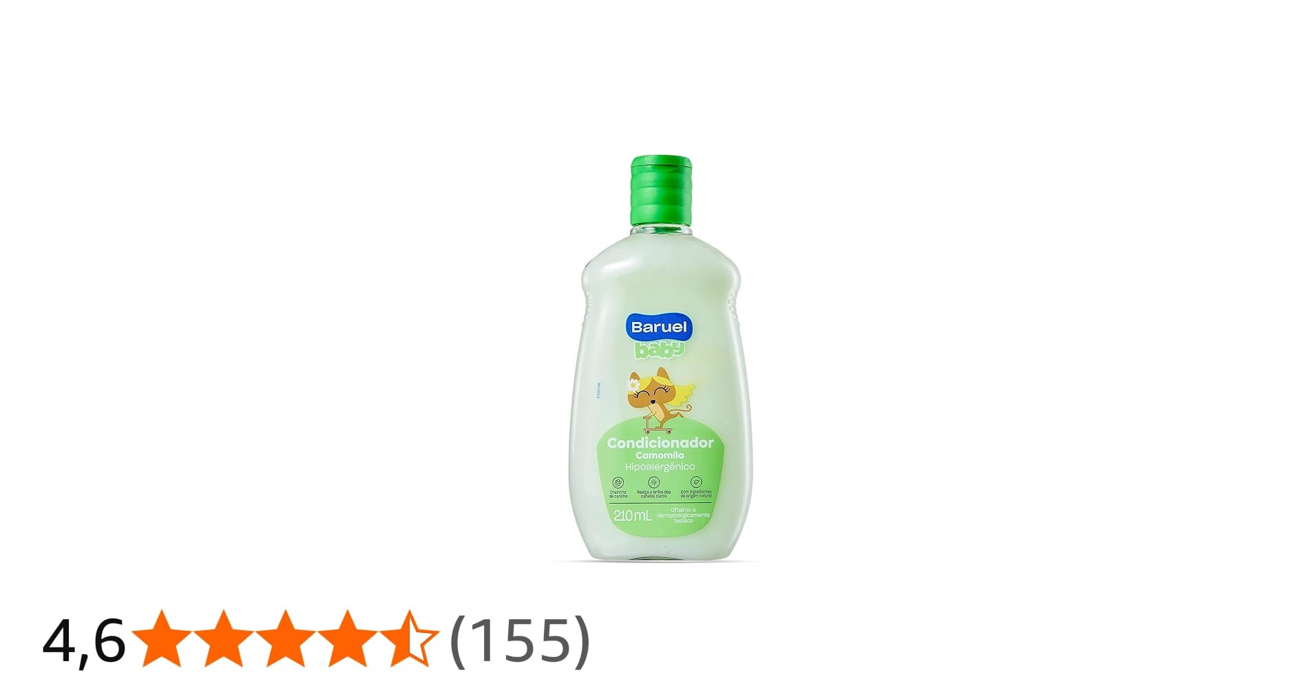 Condicionador Infantil Camomila 210ml – Baruel Baby