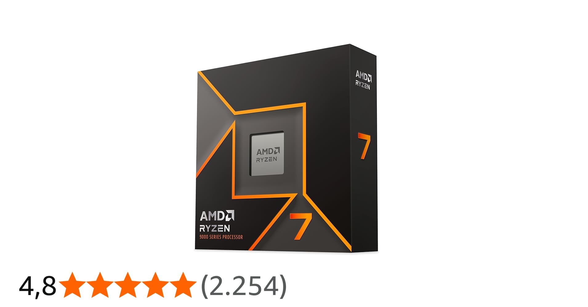 Processador Amd Ryzen 7 9700x Box (am5/ 8 Cores/ 16 Threads/ 5.5GHz / 40mb Cache/Radeon Graphics/Sem Cooler)